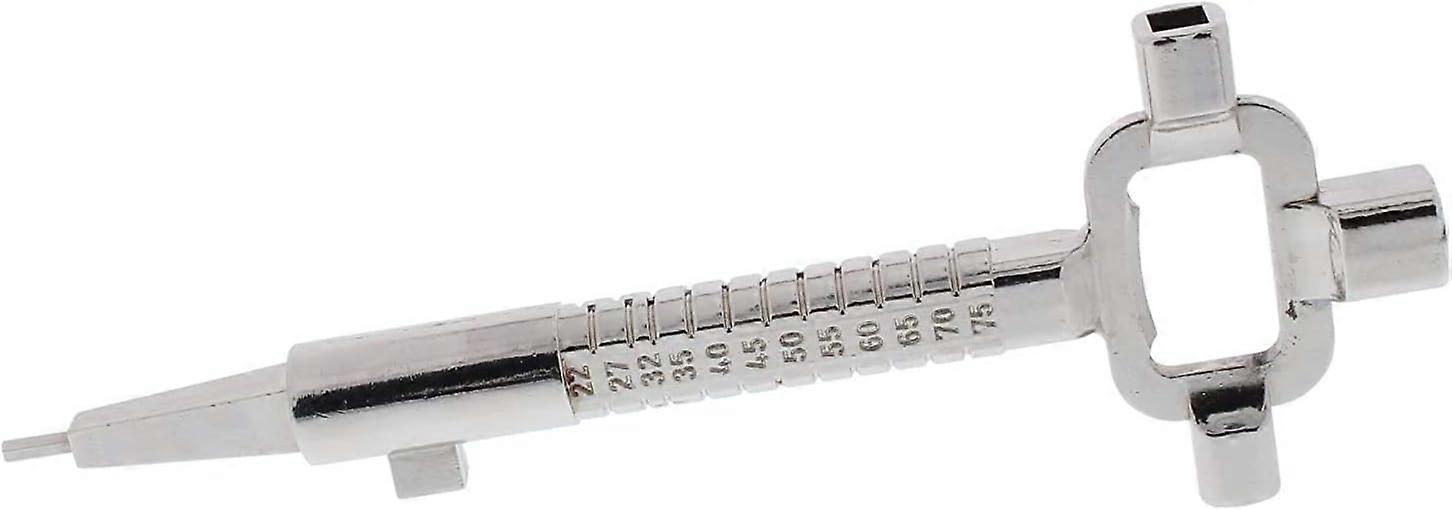 6/7 / 8 mm Square Wrench Allen Wrench with Multi-function Scale Universal Construction Site Master Key in Zinc Alloy