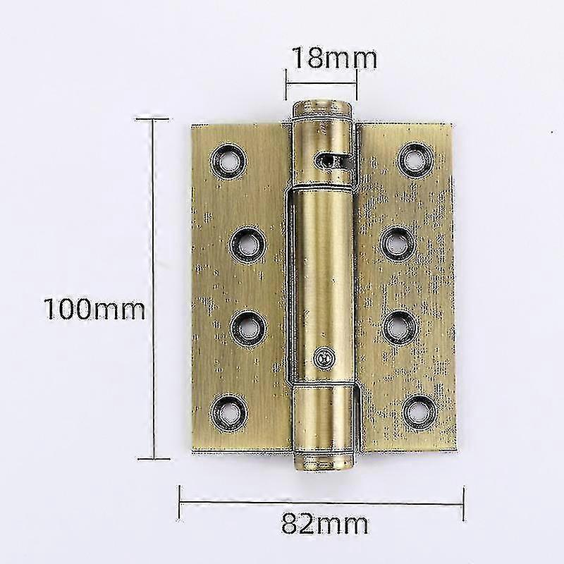 Spring Hinge Invisible Door Self-closing Buffer Damping Hinge Automatic Door Closer Hidden Door