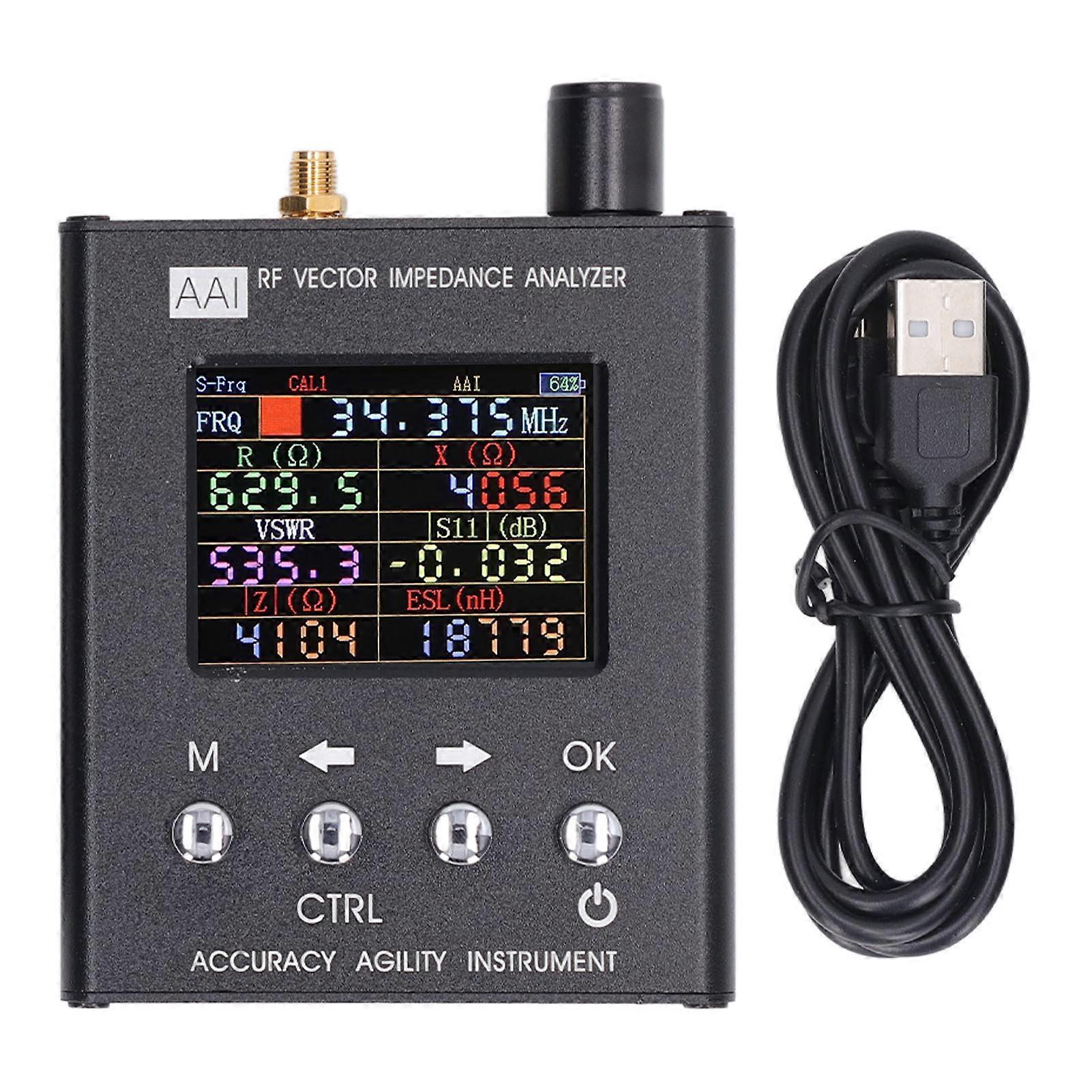 Spectrum Analyzer 34.3752700MHz Vector Frequency ANT SWR Analyzer for Testing Antenna RF