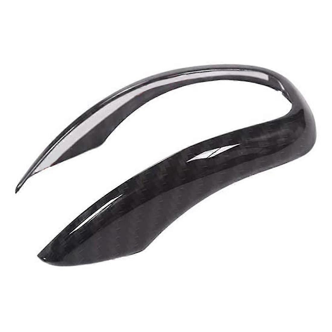 Shift Knob Trim Cover Sticker For Stelvio 2017 2018 2019 Accessories, Abs Carbon Fiber