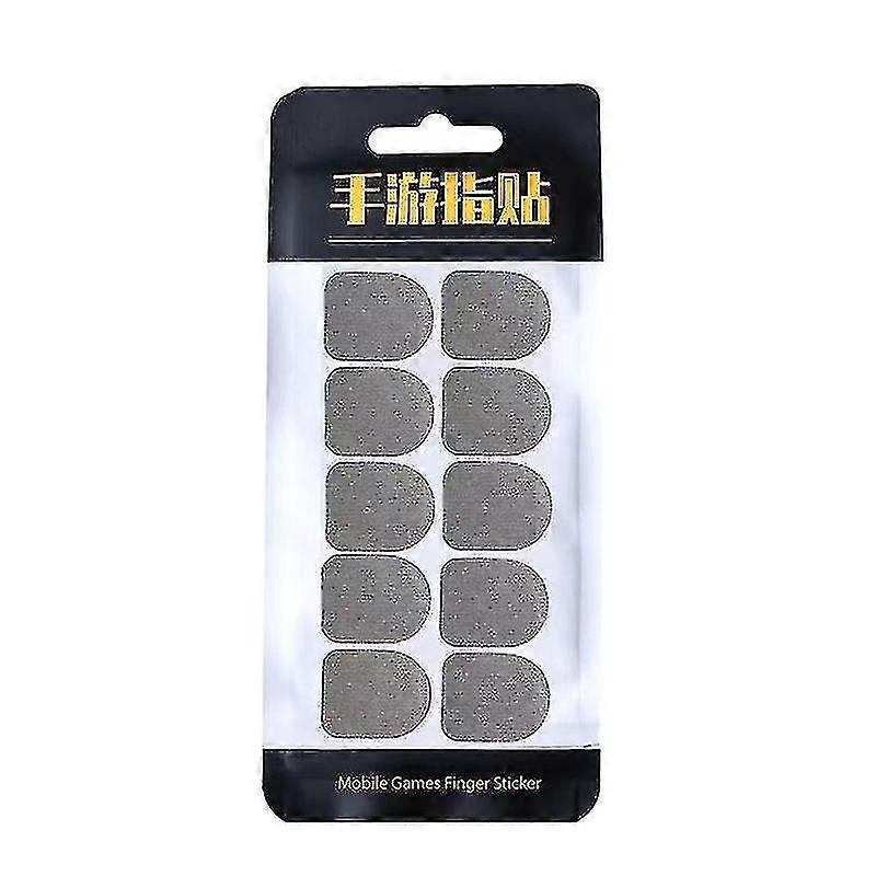 10 Pcs Mobile Game Finger Stickers Full Touch Screen Finger Sticker Sweat-proof & Breathable Screen Contact Stickers For Gloves