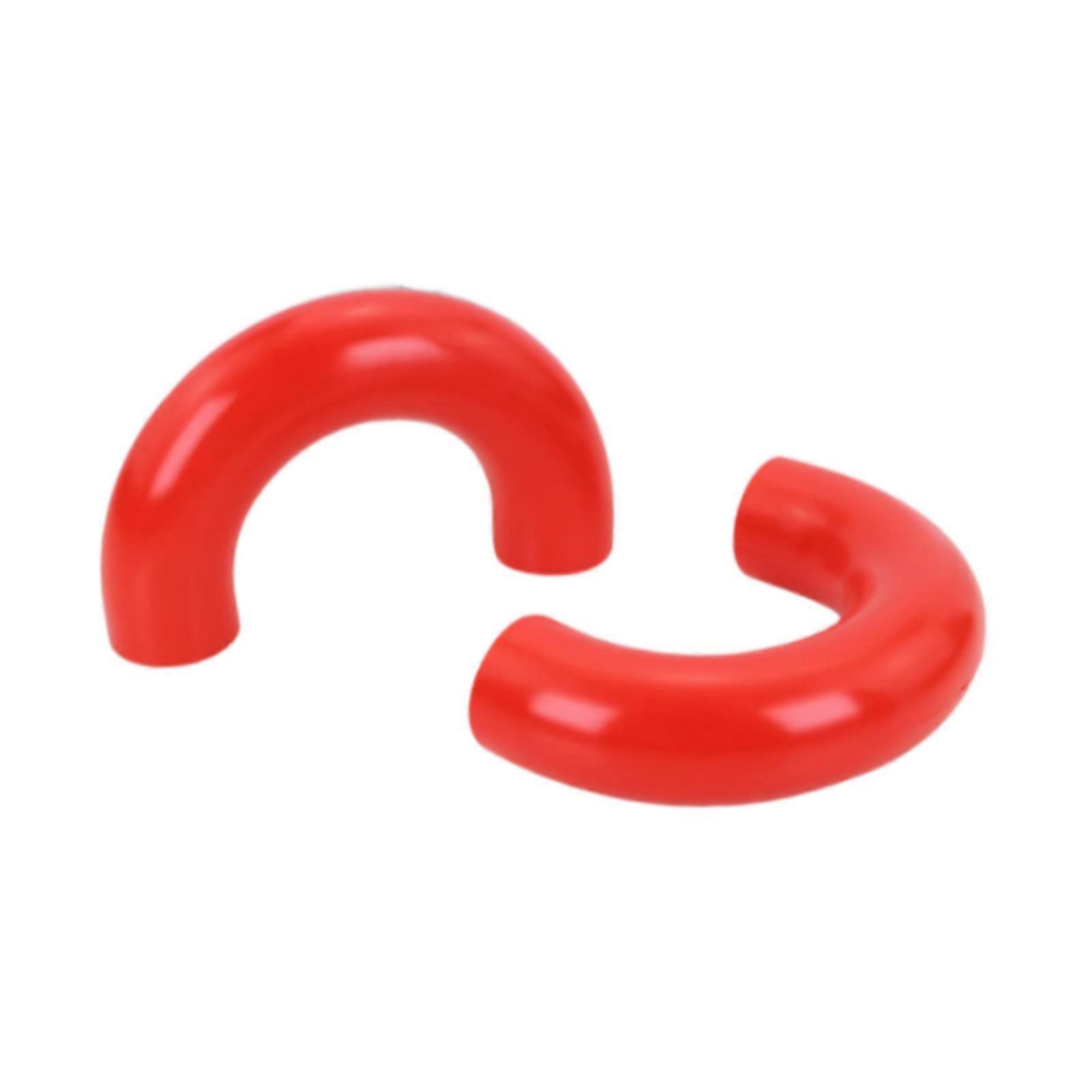 2 Pieces Tow Hooks Covers for Ford Outer Banks 2021~2024 Attachment Red