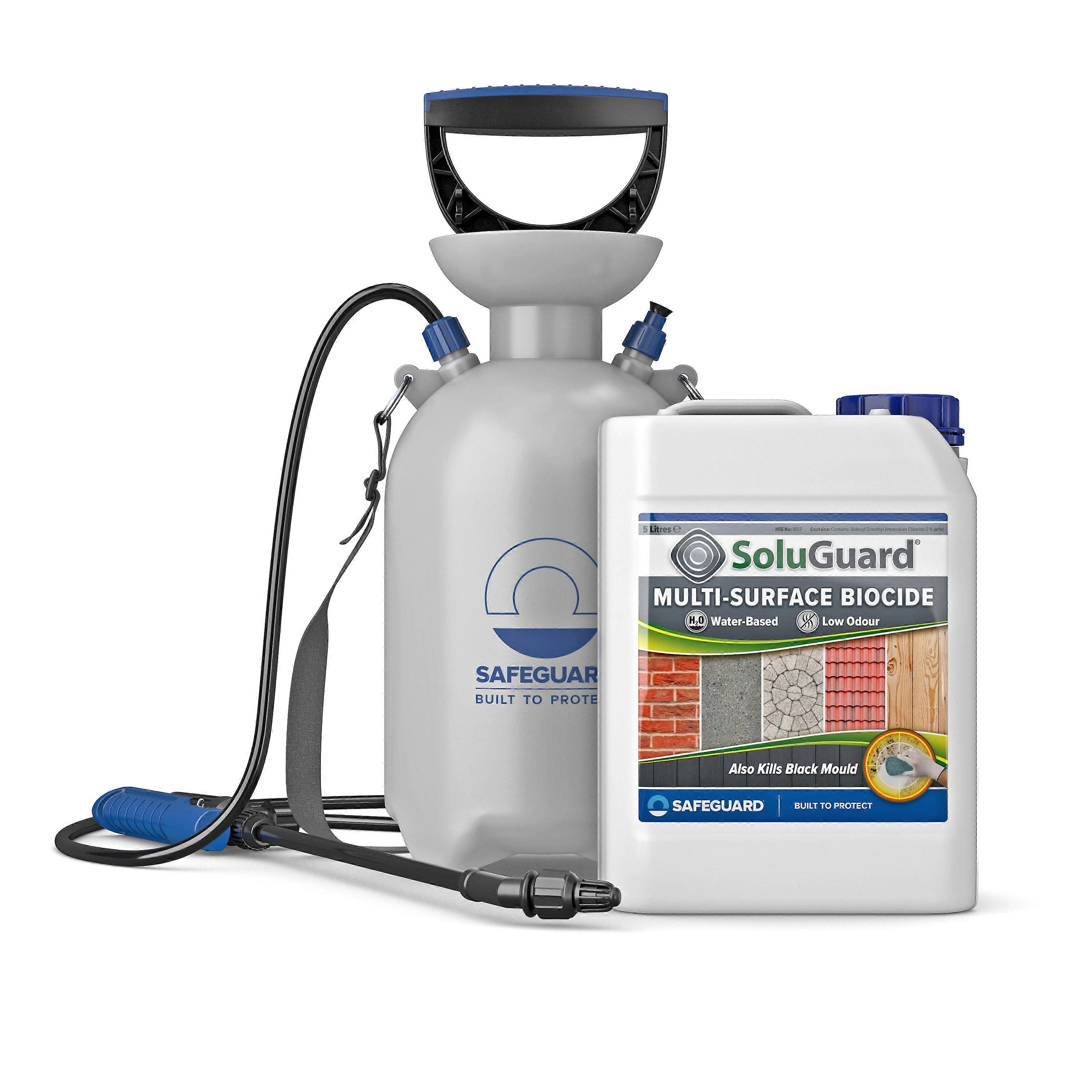 SoluGuard Multi-Surface Biocide and Sprayer 5 Litres