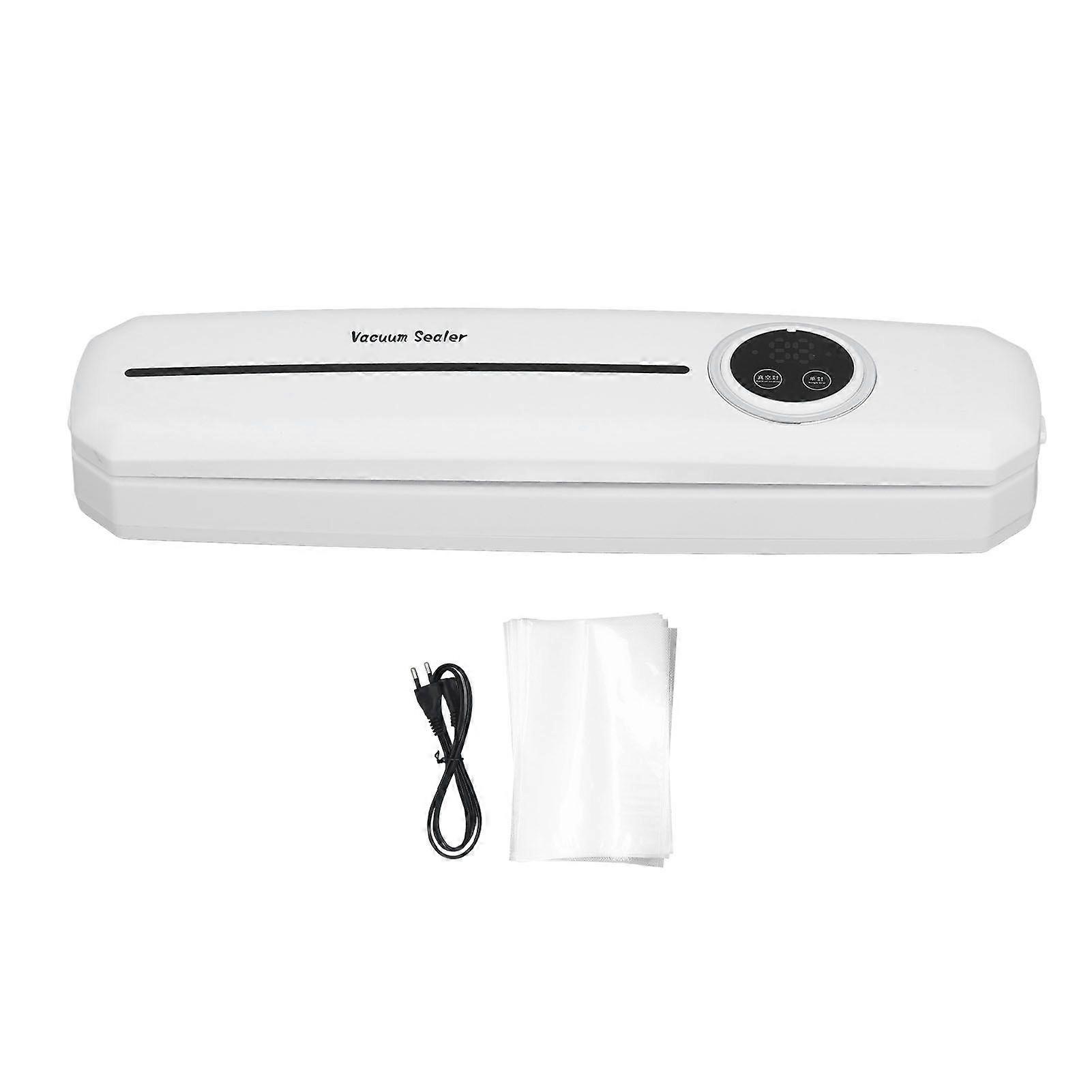 Macchina per sottovuoto per alimenti Macchina automatica per sigillatrice sottovuoto a umido a secco per cucina domestica Spina UE 220V bianca