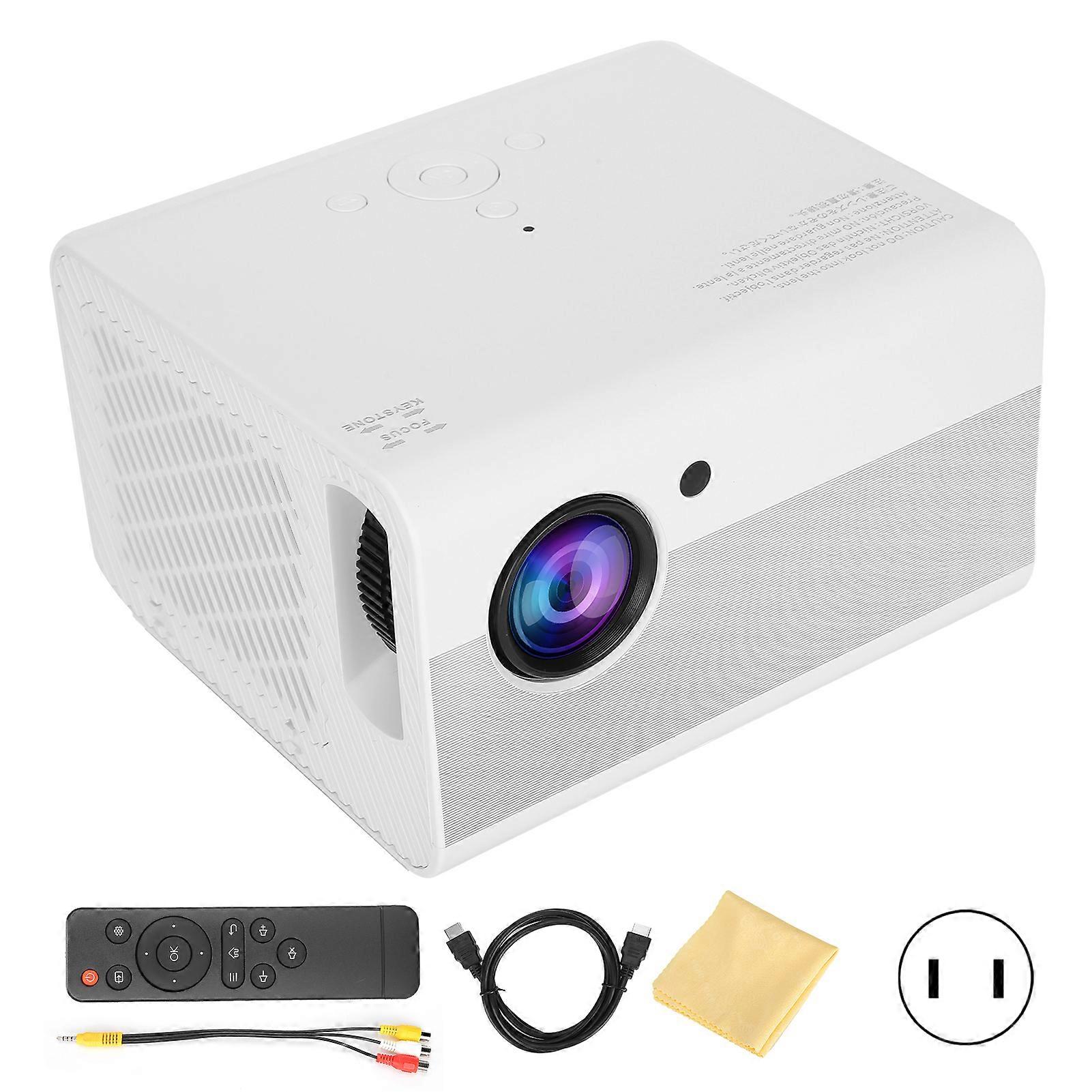 T10 Projector for Android Version 1+8G 1080P Movie Screen Projector for Home Theater Outdoor 100‑240V