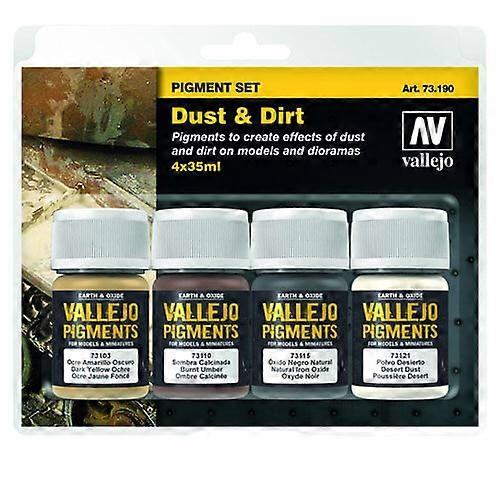 DUST and DIRT Vallejo Paint Tools Natural Earth Synthetic Pigments 35mL Bottle