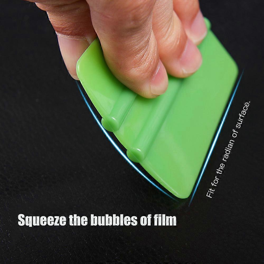 Car window film scraper with soft felt for vinyl wrap installation