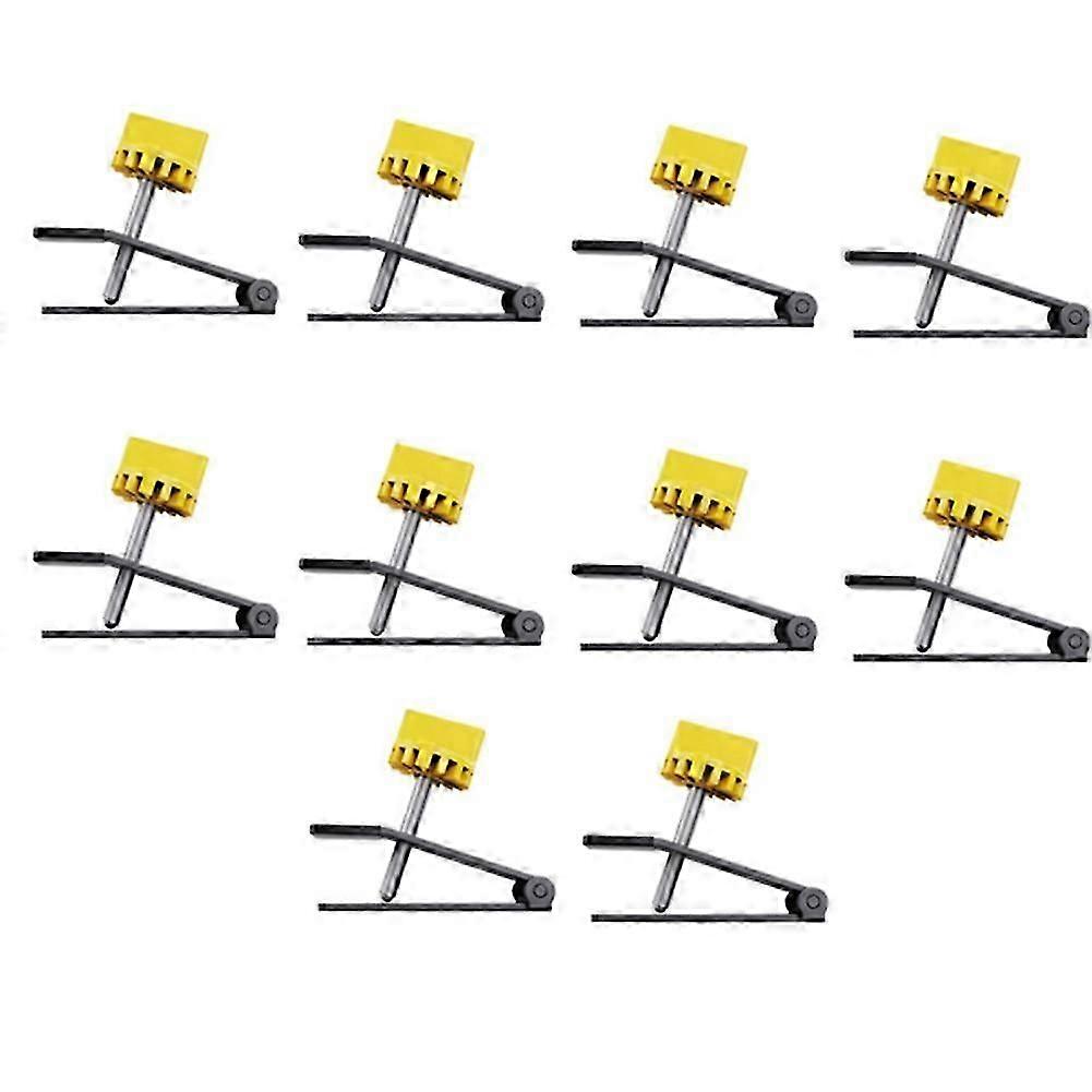 10Pcs Set Manual Tile Positioner Leveler, Height Regulator for Wall Tiles Adjustment