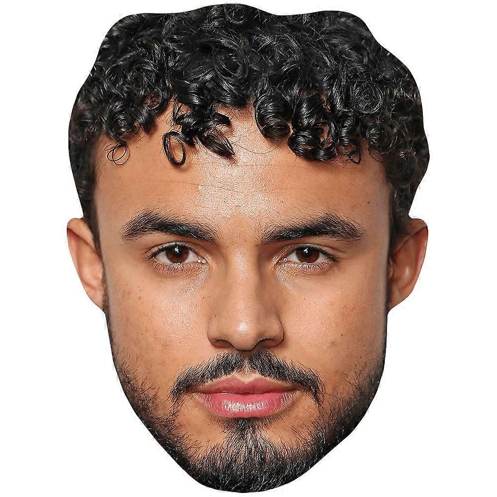 Matthew Broome (Curls) Celebrity Mask, Flat Card Face