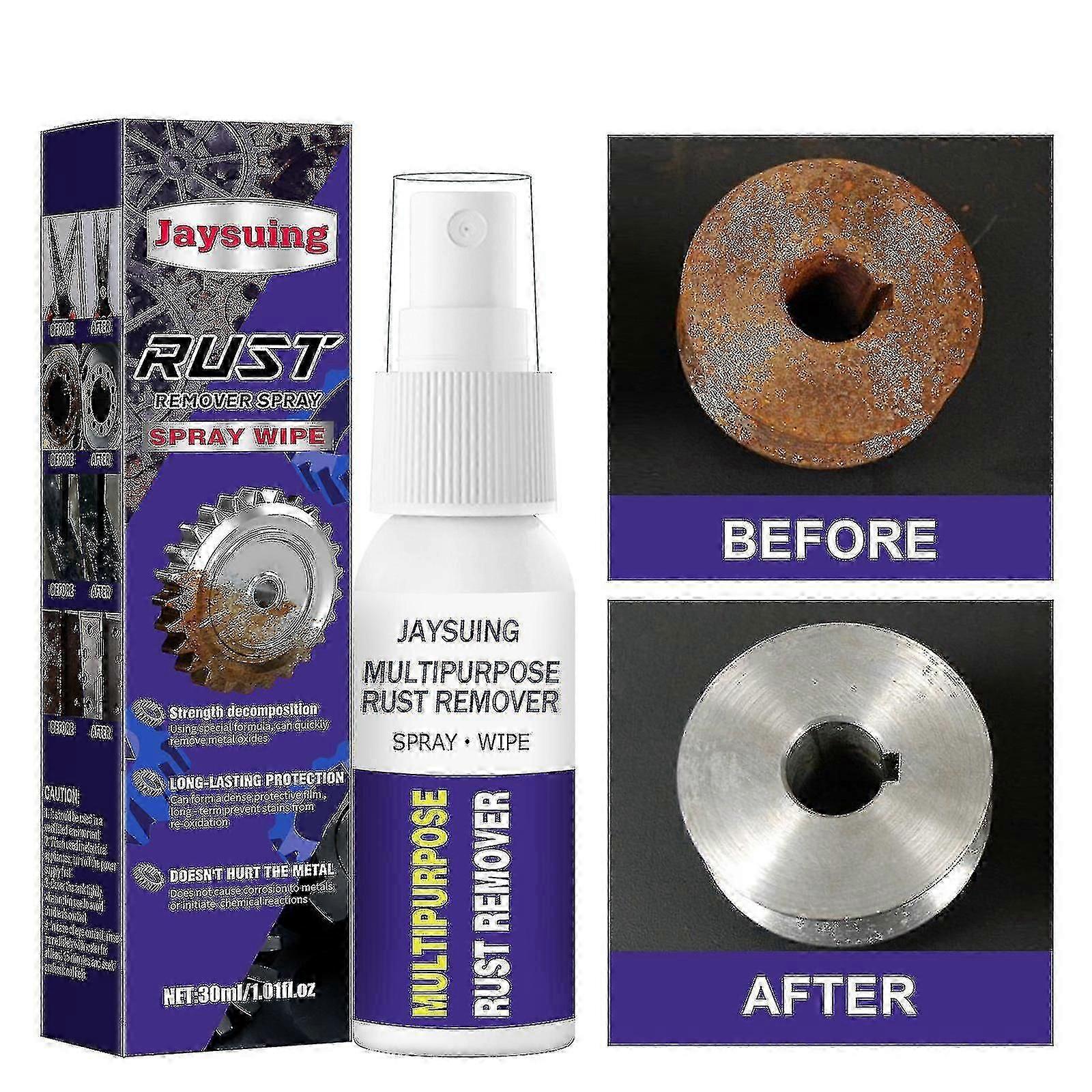 Jaysuing Metall Rustfjerner Bilhjul Rustfjerning Spray Kjøkken Rustfritt stål Anti-rust Rengjøring BF |