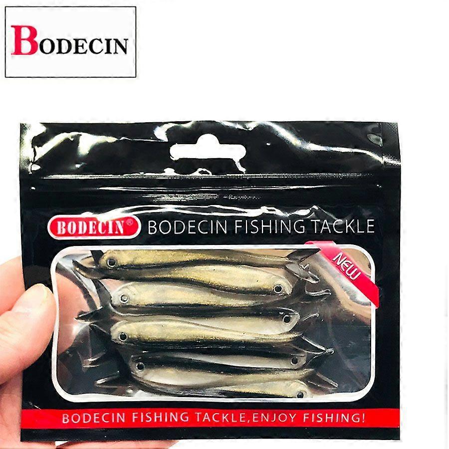 Easy Shiner Wobbler Jigging Worm Bionic Isca Soft Silicone 80MM 10PCS Artificial Lure For Freshwater Saltwater Fishing Suitable For Bass Swimbait