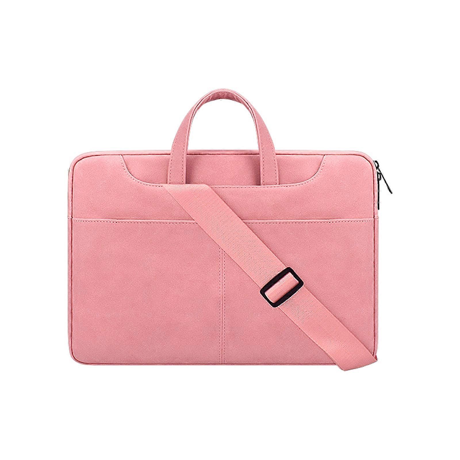 ST06SDJ Frosted PU Business Laptop Bag with Detachable Shoulder Strap, Size:13.3 inch
