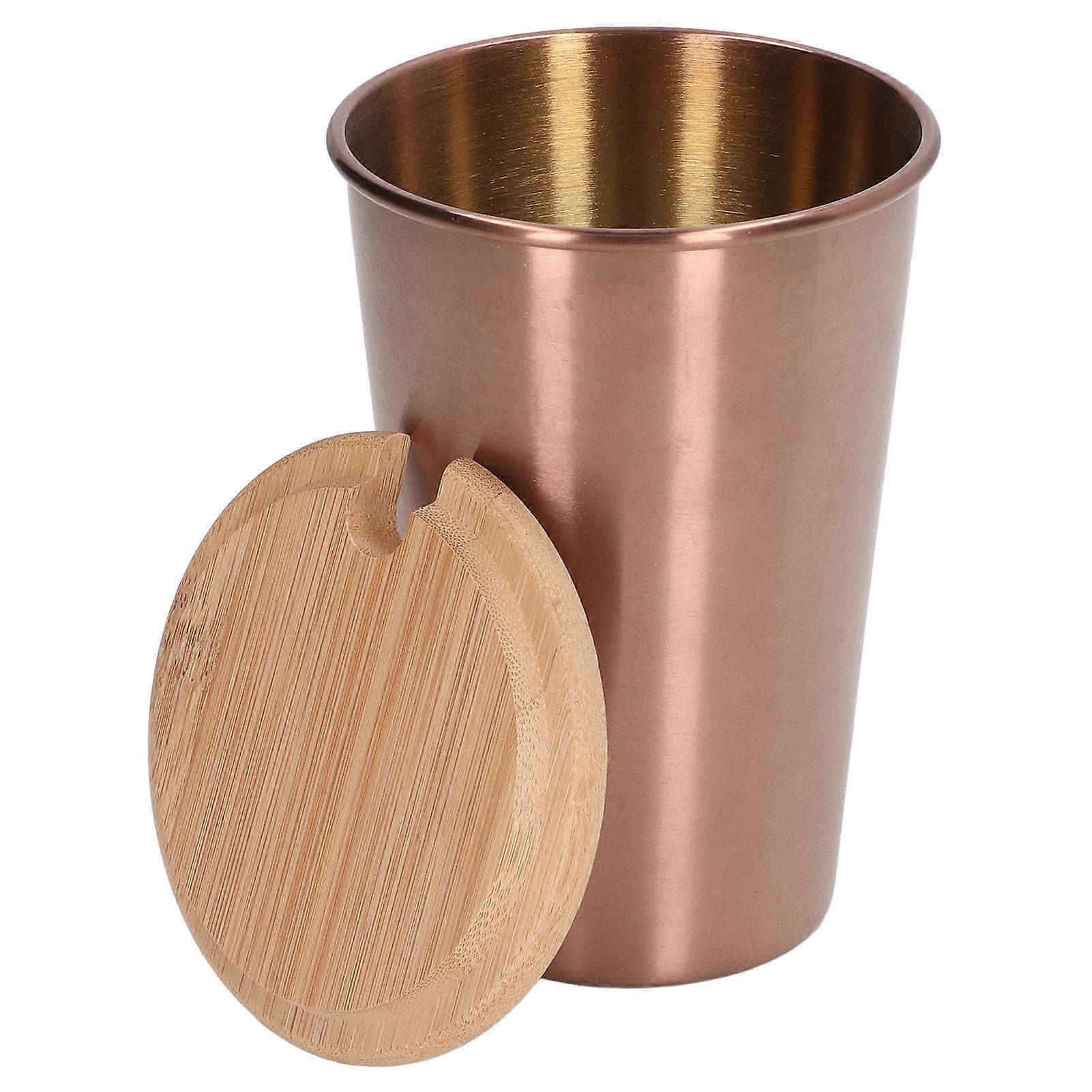 500ML Stainless Steel Mug with Lid, Single Layer Outdoor Drinking Cup for Home and Party Use, Durable and Lightweight