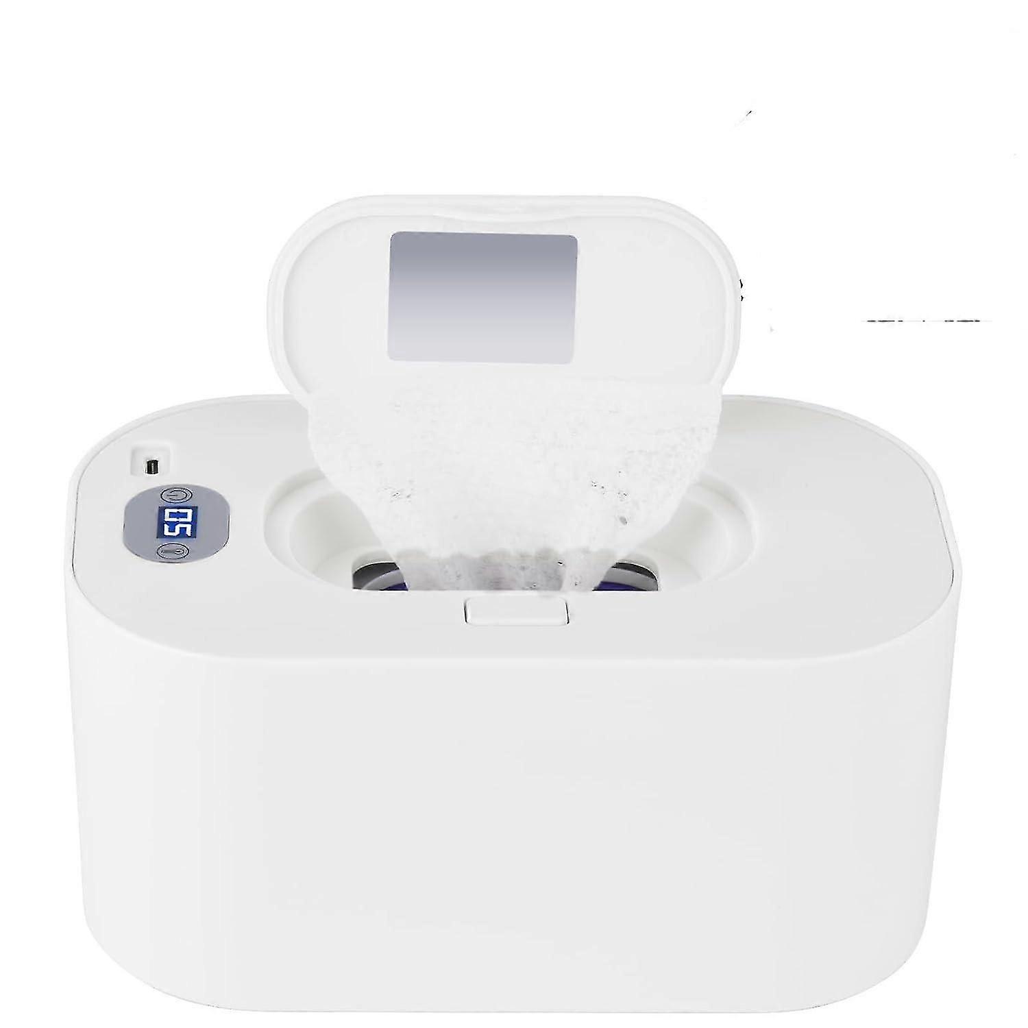 Baby Wipe Warmer,3 Modes Of Temperature Heating Control Large Capacity Top Design Heating Wipe Warmer With Baby Wet Wipes Pouch For Newborns,diaper Wi