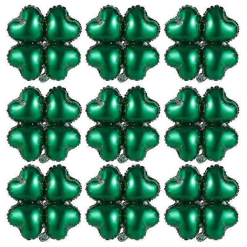 12pcs Four Leaf Clover Balloon