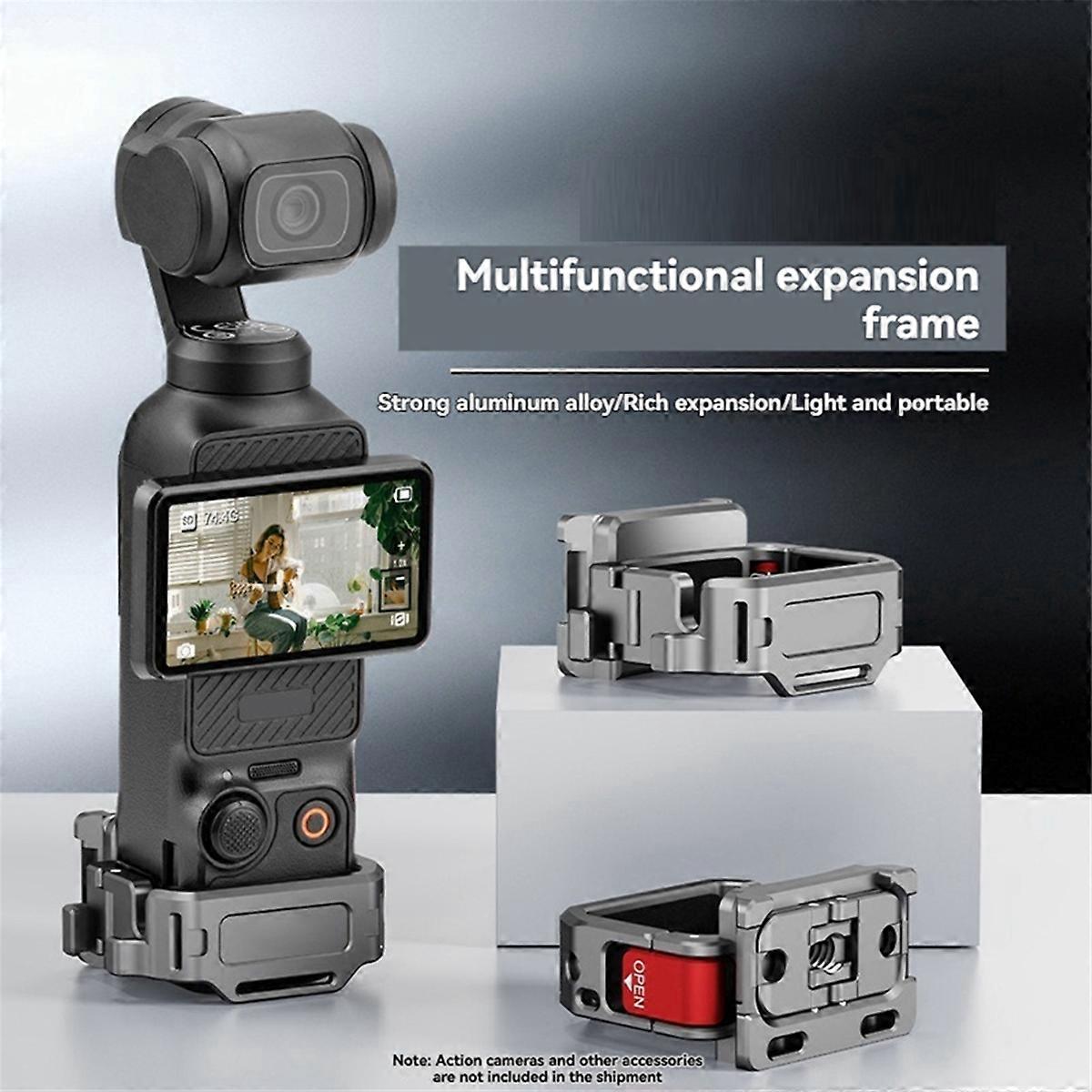 Magnetic Bracket Mount Base for DJI Osmo Pocket 3 Expansion Adapter Angle Adjustable Camera Desktop 