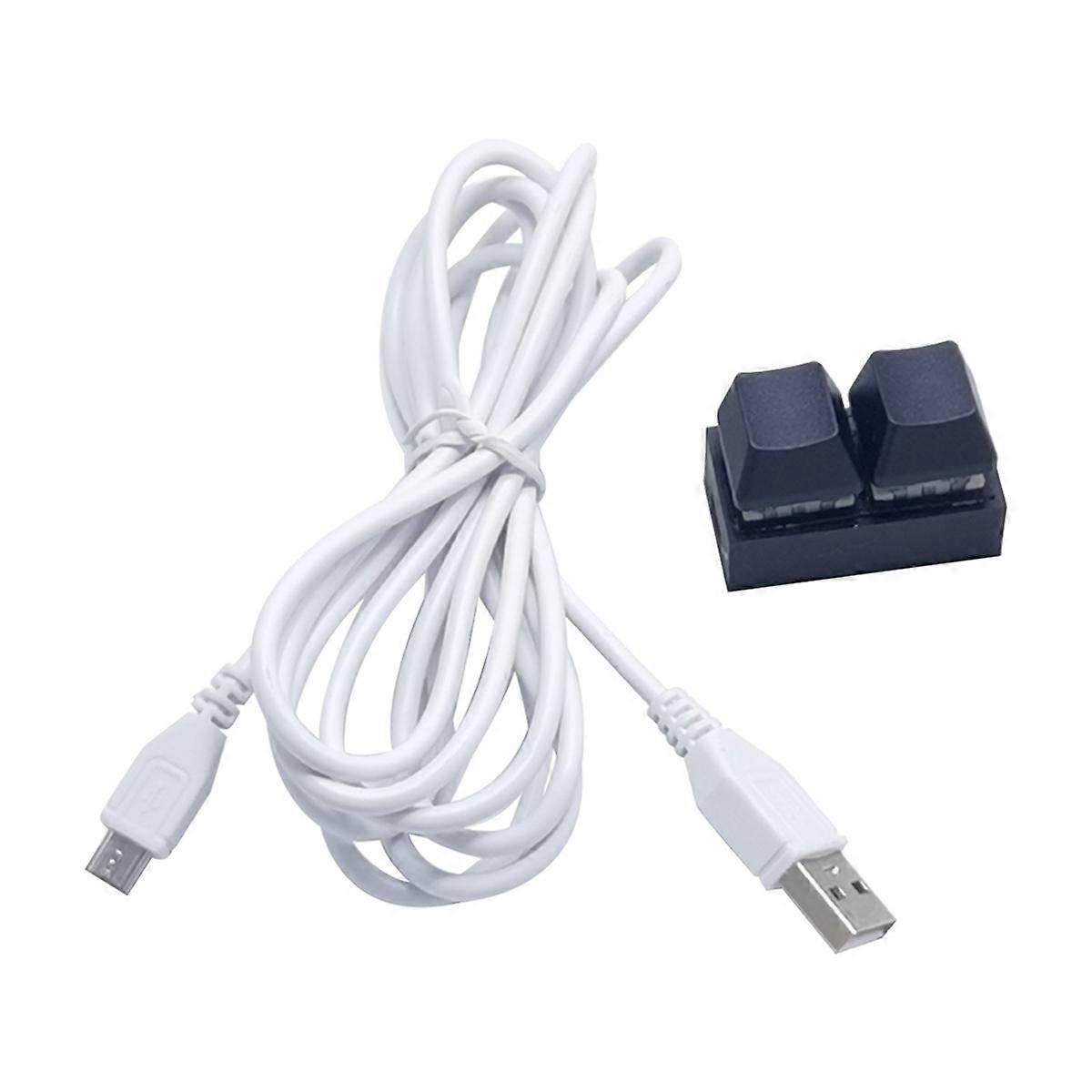 Mini Keyboard Macro Keypad RGB DIY Shortcut Keyboard Keyboard, 2Keys