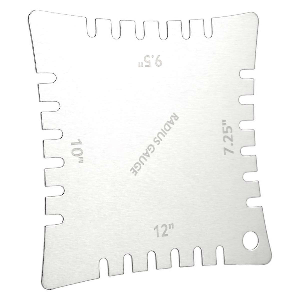 Guitar Radius Gauges for Measuring Fingerboard Radius Pack Of 4pcs