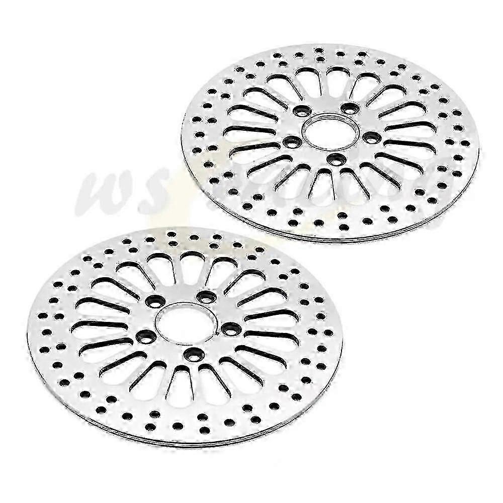 Kit Dischi Freno Anteriore Posteriore Moto compatibile con Harley SOFTAIL SPORTSTER DYNA 1984-2013