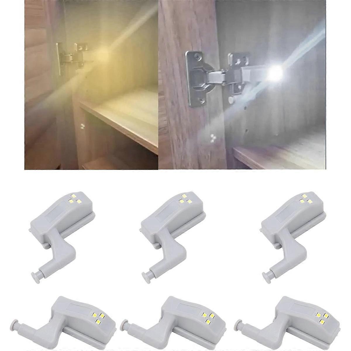 LED Hinge Light Universal Cabinet Cupboard Hinge LED Warm White
