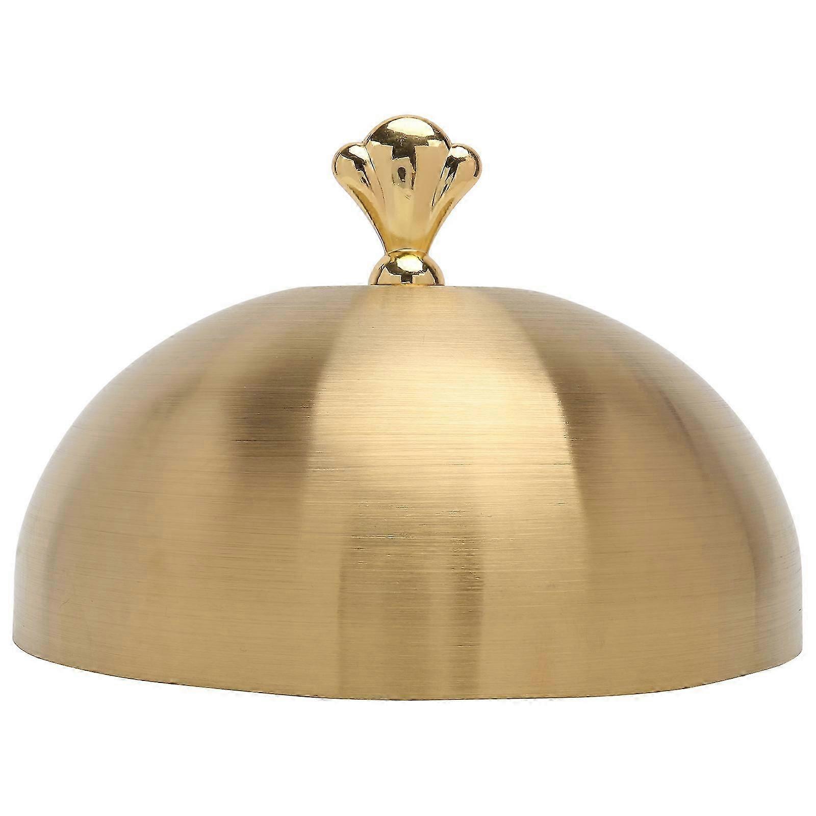 1PC Couverture de steak en acier inoxydable Couverture en forme de boule d’approvisionnement alimentaire occidental (or)