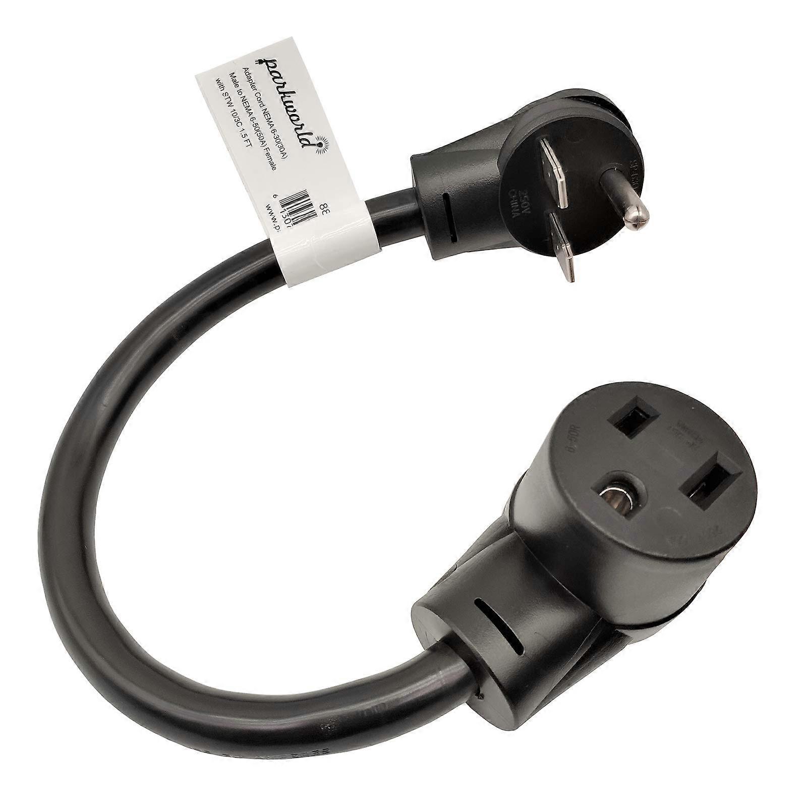 886641 Welder Adapter Cord NEMA 6-30P to 6-50R, 30A, 250V for Welding Mechine