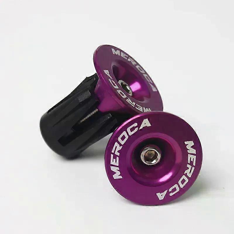1 Pair Bicycle Bar End Plug Road Mountain Bike Handlebar End Cap Aluminum Bicycle Currency Handle Bar End Cap MTB Handlebar Plug