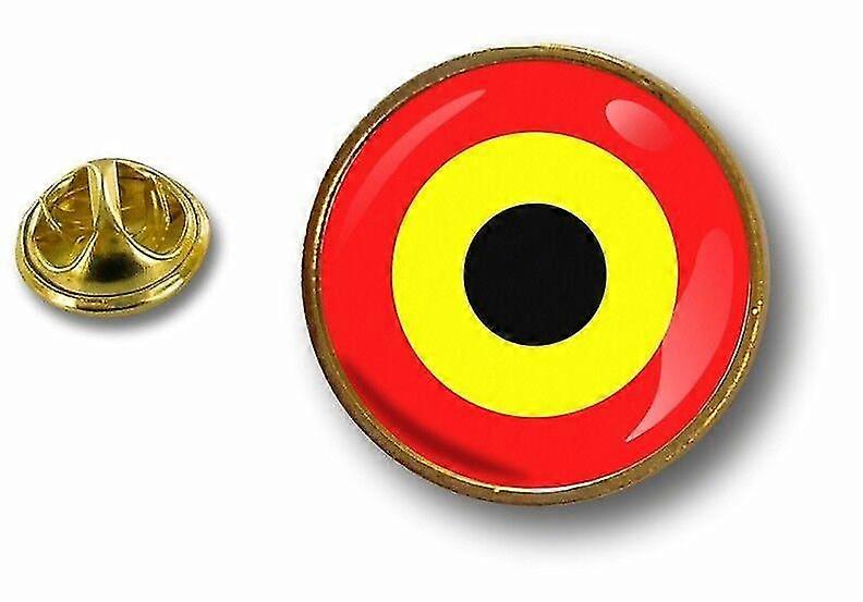 دبابيس دبوس شارة دبوس زر معدني Drapeau Cocarde سلاح الجو العسكري البلجيكي