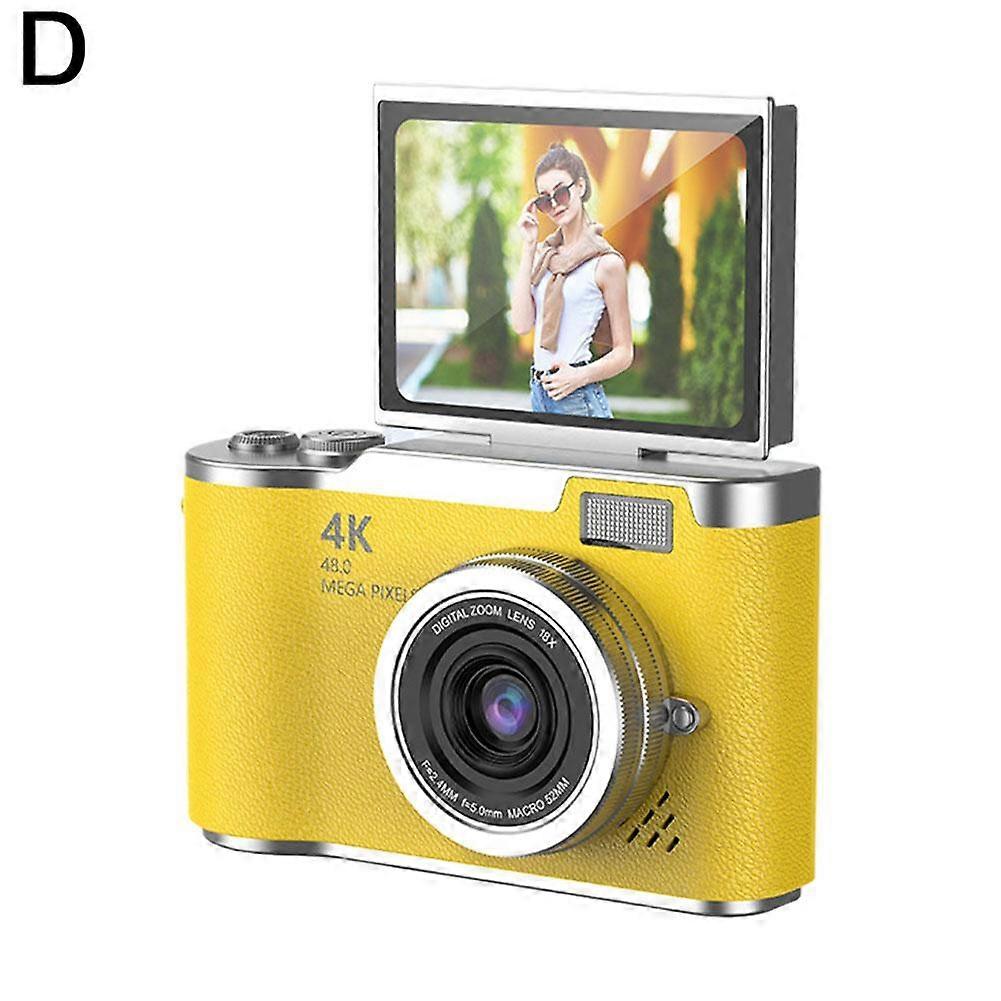 4K Digital Camera 48MP Kid Camera Autofocus Vlogging Camera 2.4inches