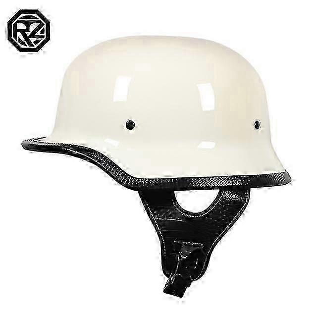 دراجة نارية DOT النمط الألماني نصف خوذة + نظارات واقية ل H-arley راكب الدراجة النارية الطيار للجنسين خوذات دراجة نارية M / L / XL SIZE SGN