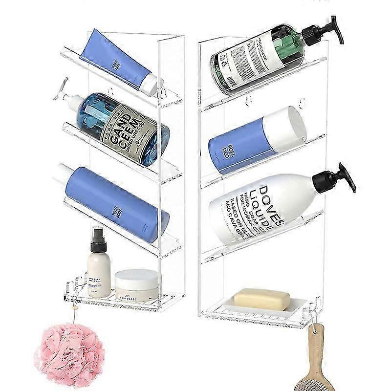 No Suction Cups Or Screws, Rust Proof, Easy-clean