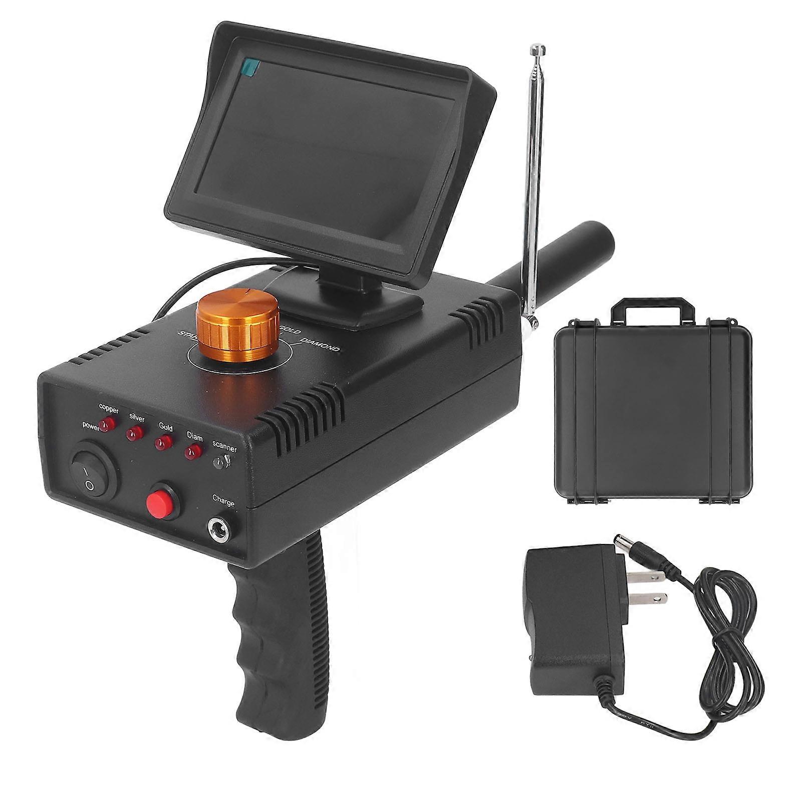 Metal Detector Professional Scanner Underground Detect Identify Object Locator HD Screen Gold Treasure Finder
