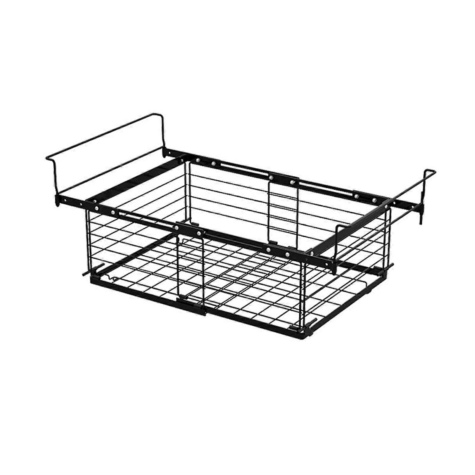 Freezer Organizer Stackable Bins Carbon Steel Texture Suitable for Freezer Prevent Food Waste Space Saving Designs