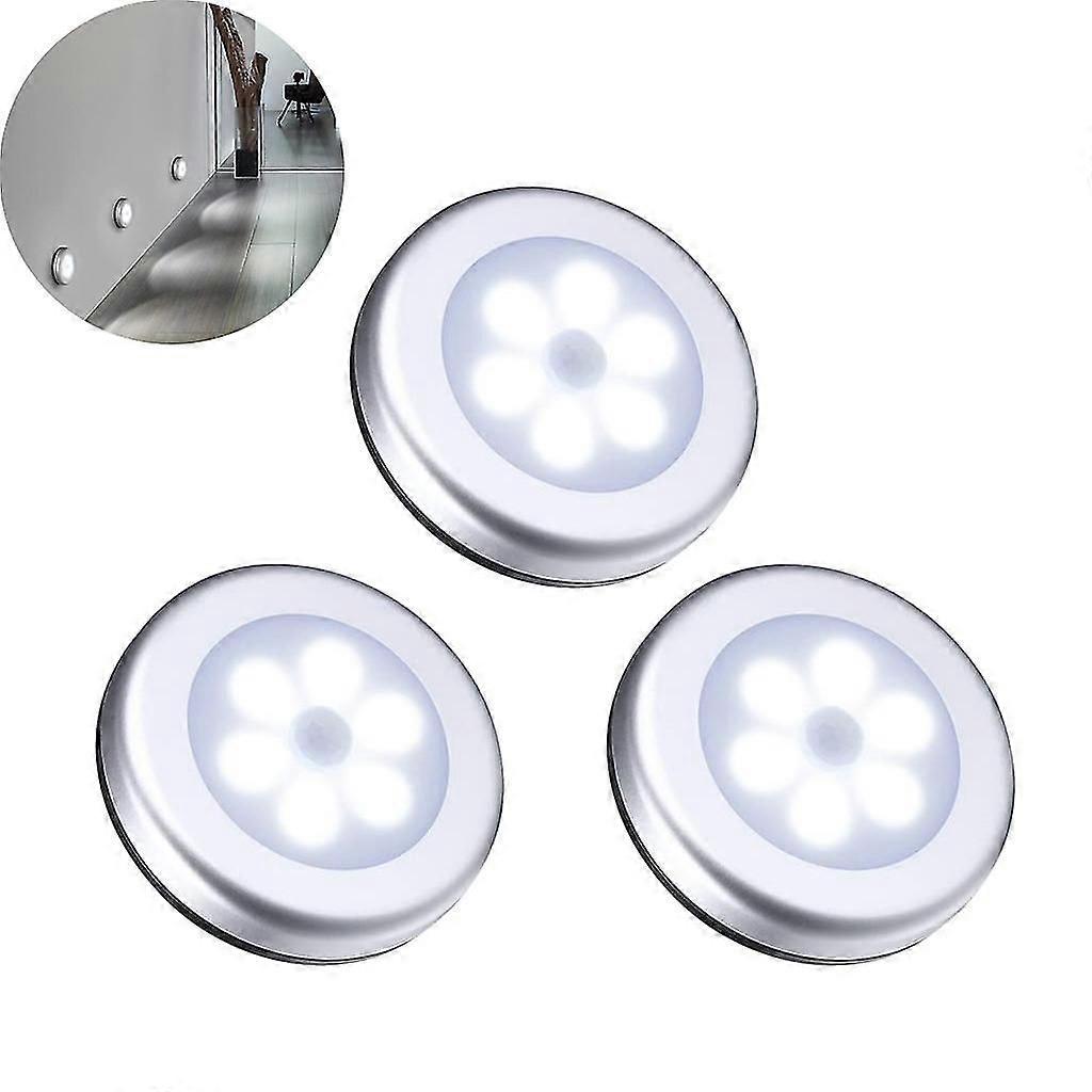Motion Sensor Night Light With 3 Leds - Automatic On/off Closet Light