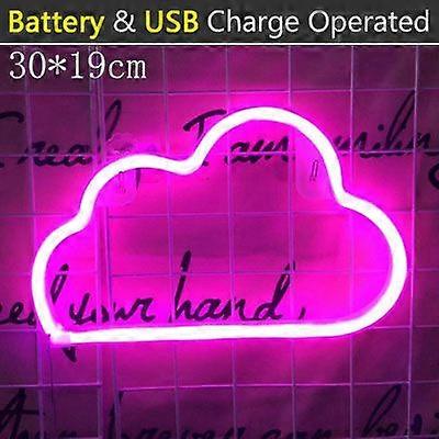 ネオンライトピンクレッドリップLEDネオンサインUSB /バッテリー駆動のホームウェディングパーティーバレンタインデーの壁掛け装飾ネオン