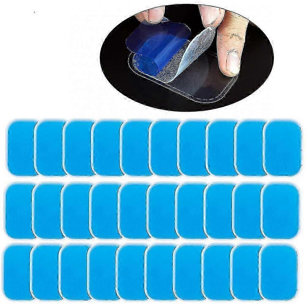 Replacement Gel Sheets for ghQ UIS Ems Trainer featuring 60X Gel Pads with Electrical Muscle Stimulation for Abdominal Training