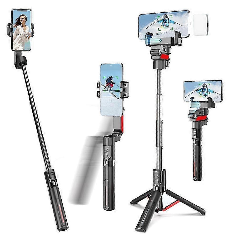 C10 Handheld Phone Stabilizer Gimbal Ai Face Tracking Vlog Live Streaming Selfie Stick mit 1 Füllung L