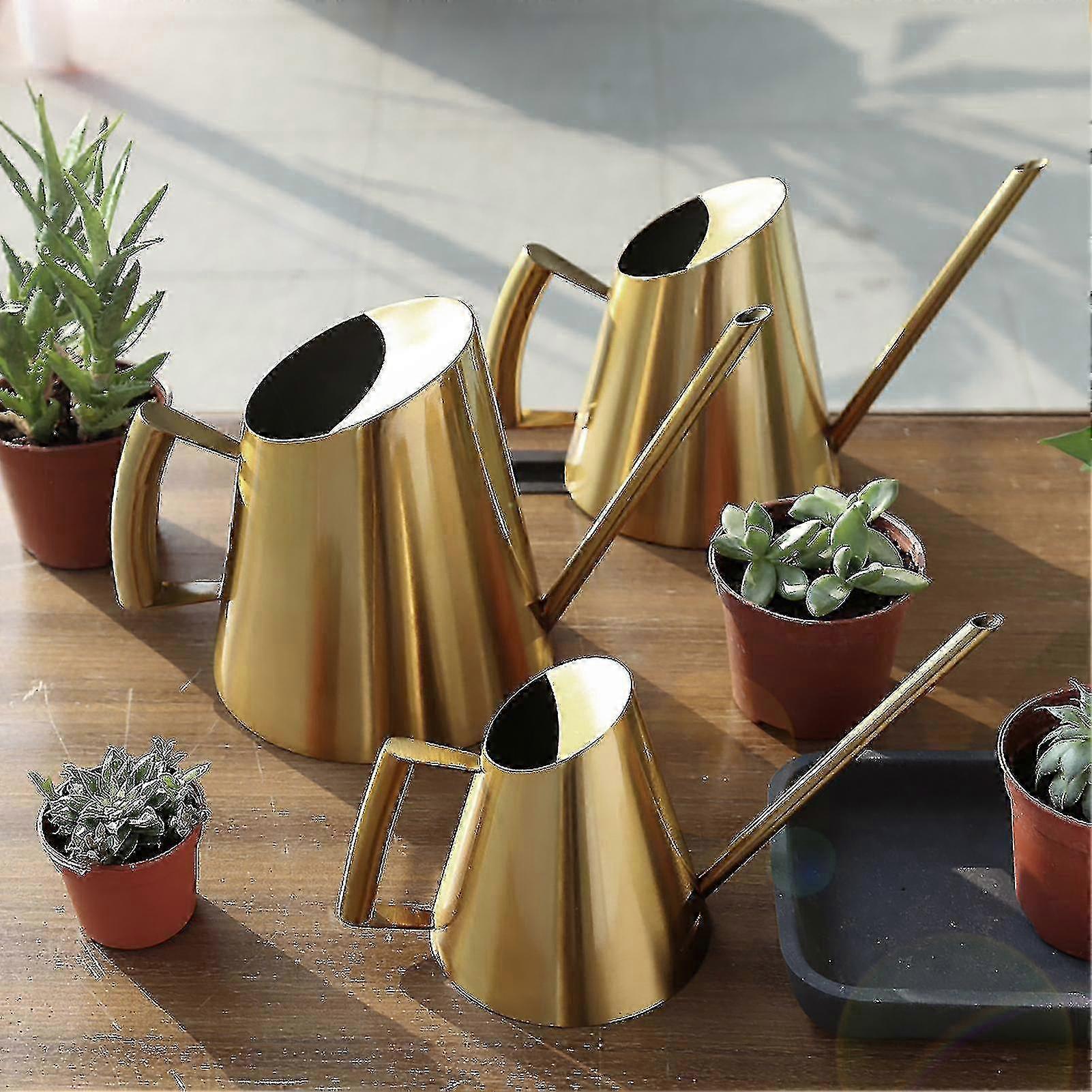 Farfi 400/900 / 1500ml Rétro Arrosage Boîte de Jardiner Plantes Fleurs Longue Bouche Saupoudrer Pot