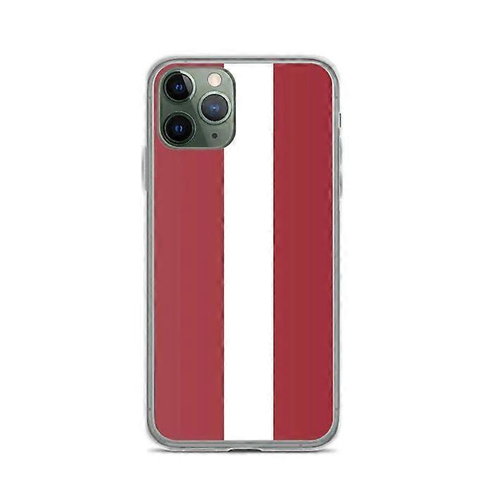 Phone Case - PIXELFORMA - Flag of Latvia - Compatible with iPhone 11 Pro - Flexible - Shockproof