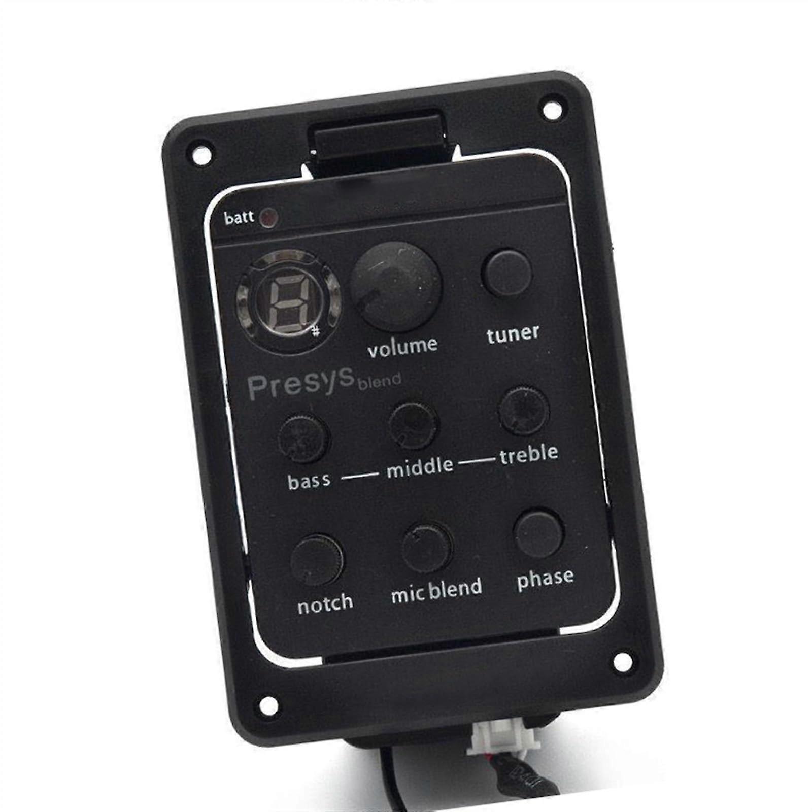 Acoustic Guitar Pickup With Mic And Electric Box For Folk And Classical Music, Open Hole Design, 301 Model