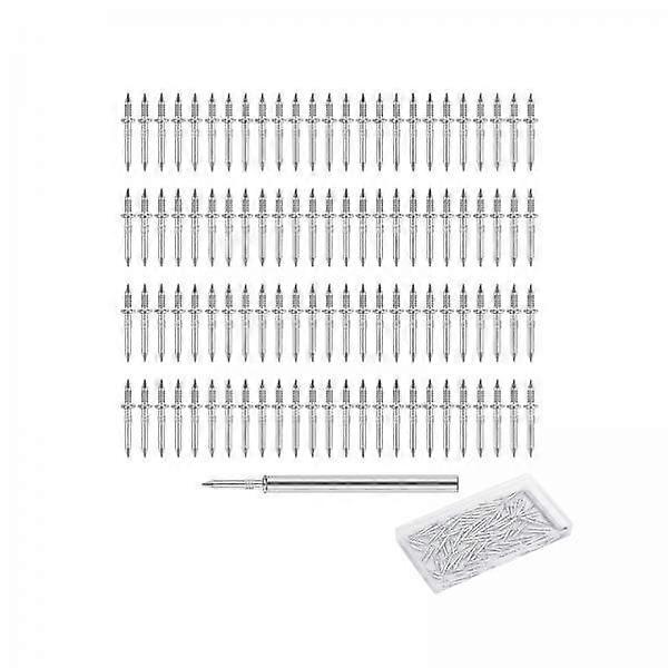 6x 100Pcs Double Head Skirting Thread Seamless Nails Skirting Line Without Marks