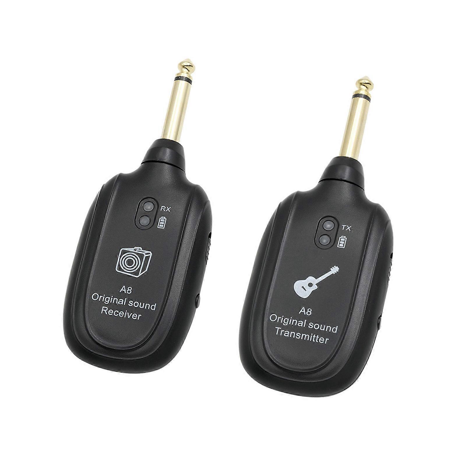 Wireless Guitar Transmitters Receiver UHF Wireless Guitar System Sound Wireless Transmitters Receiver for Guitar Bass