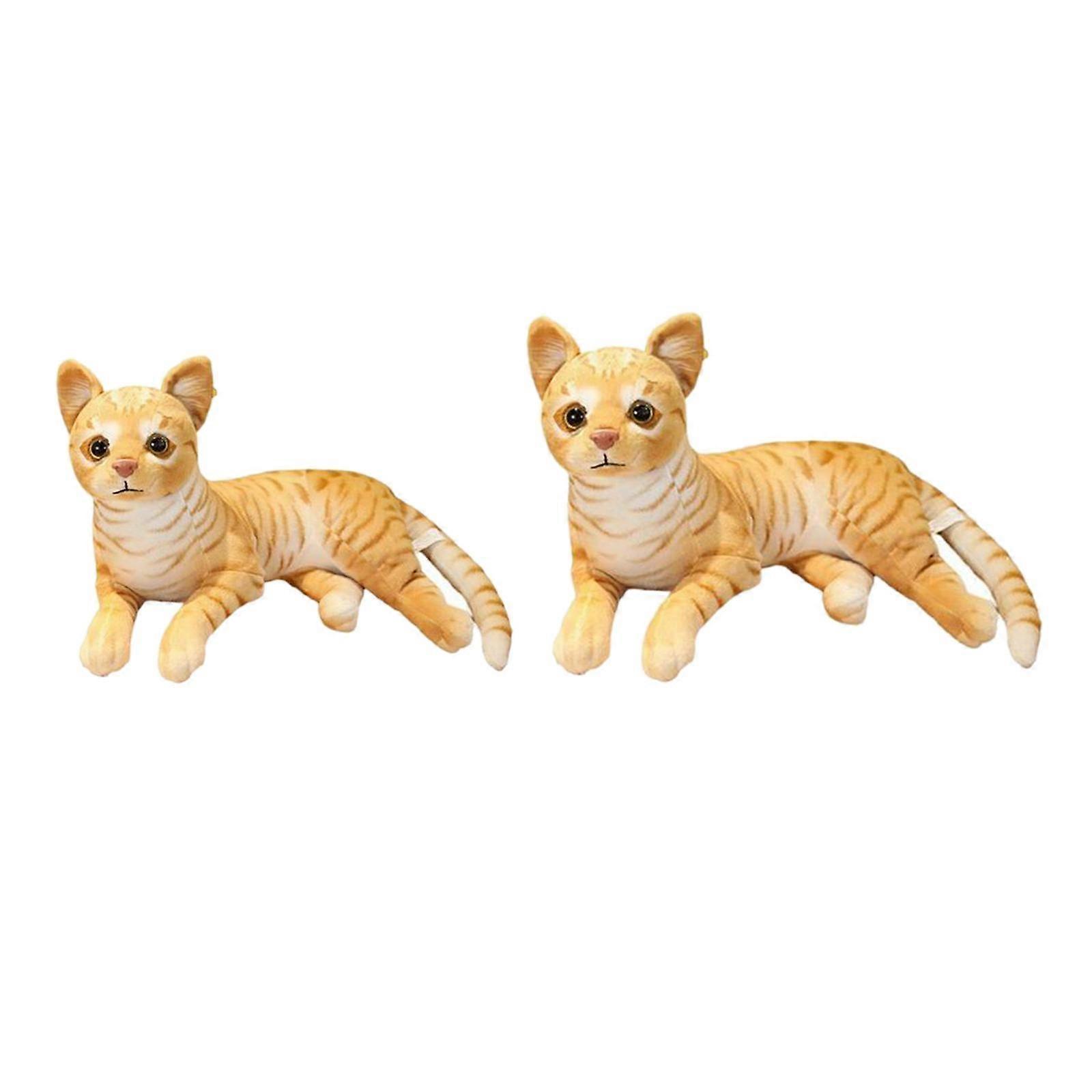 Simulation Siamese Cat Animal Plush Padding Stuffed for Birthday Gift StyleC