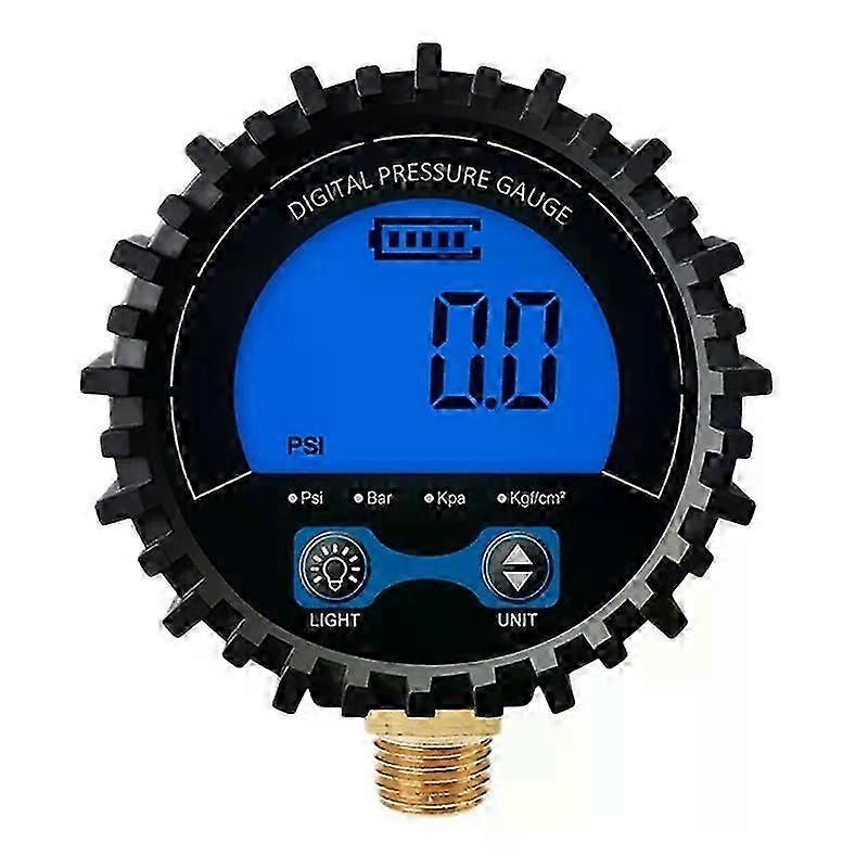Manometro per pneumatici Display digitale per tester per pneumatici Manometro per pressione dell'aria Accoppiatore a connessione rapida