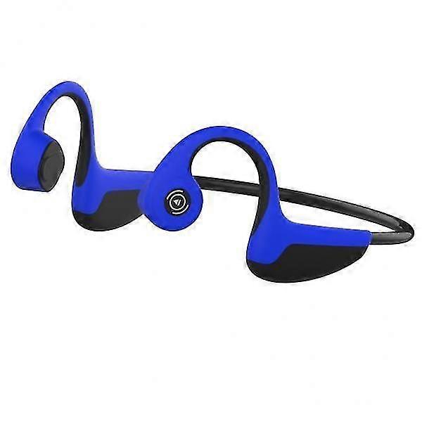 2xBluetooth Headset Movement Double Ears Wireless Bluetooth Headphone blue