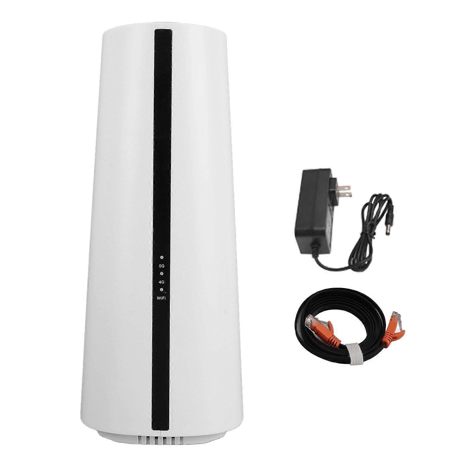 5G CPE Router with SIM Card Slot Dual Band 2.4G 5.8G Wireless Internet Router Support 32 Users 5G NR NSA SA for Home and Work