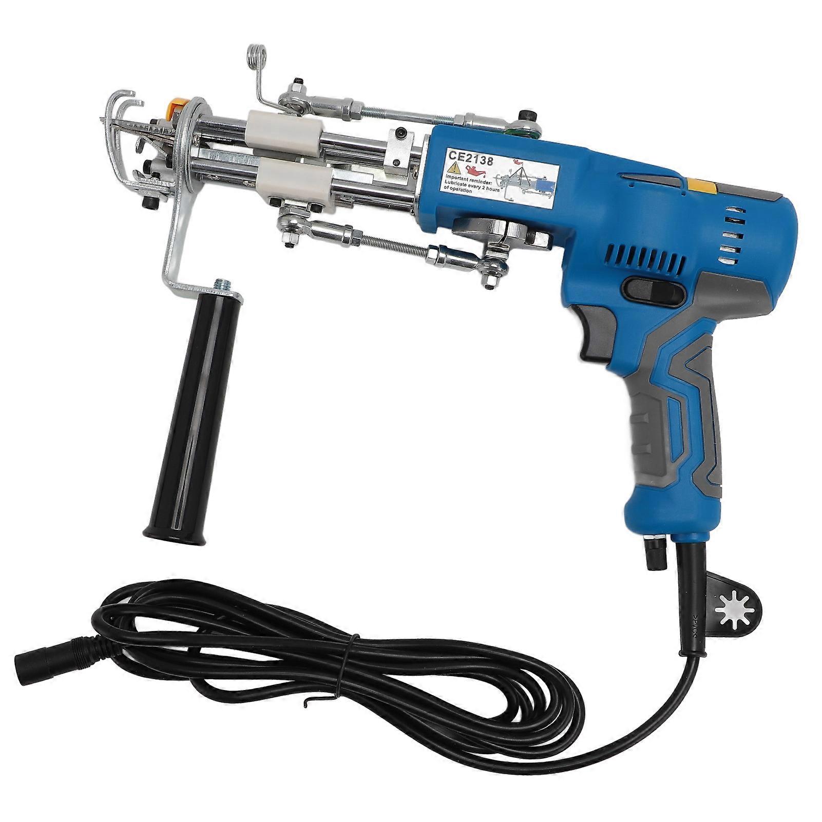 Carpet Tufting Gun Machine Kit Brushless High Power 2 In 1 Cut and Loop Pile Carpet Gun 100‑240V AU Plug