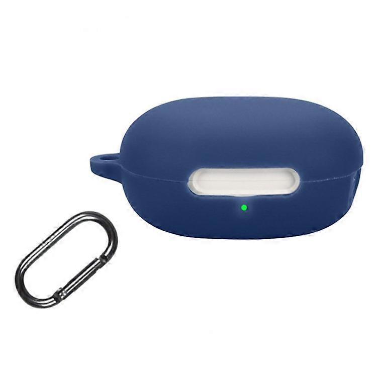 Compatible For QCY AilyBuds E10 Silicone Case Wireless Earphones Protective Cover with Anti-Lost Buckle