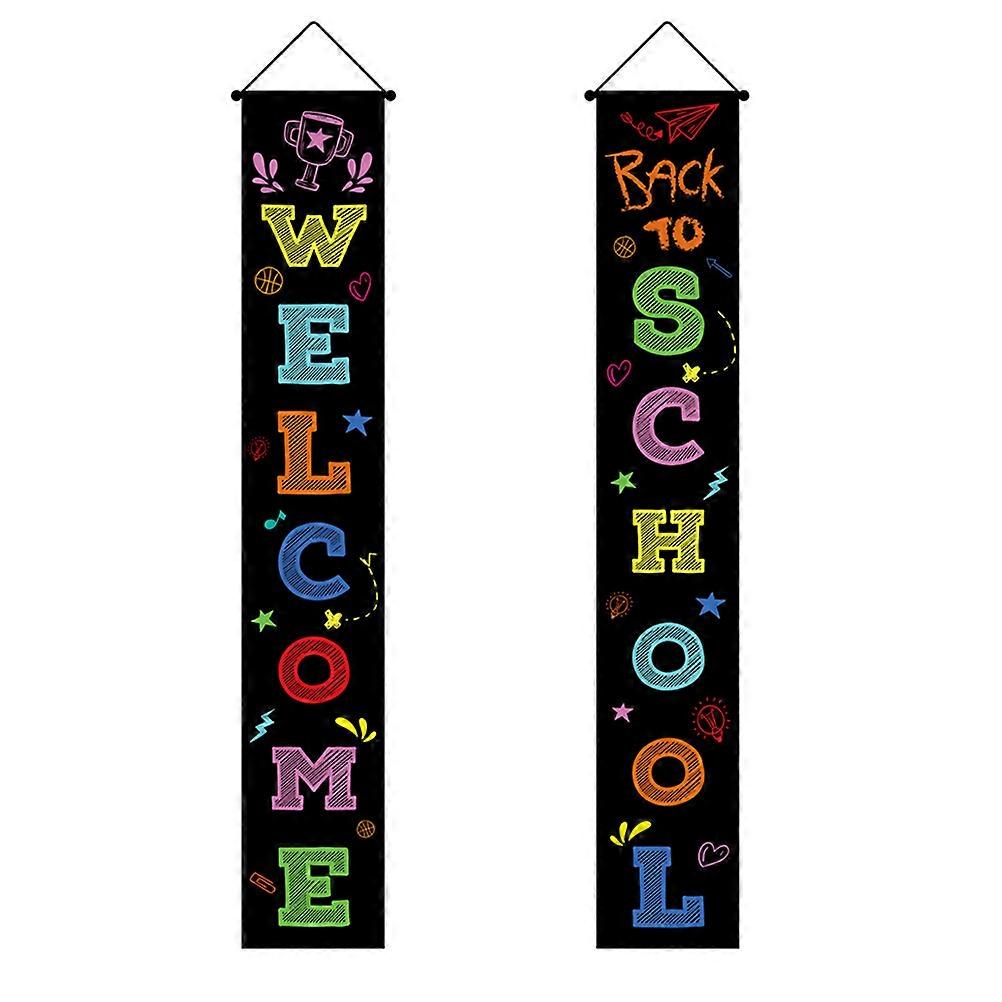 School Display Banner, Welcome Sign for Classroom and Educational Events