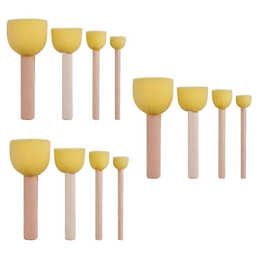 Kid's Art Sponge Brushes,Robust Construction for Use